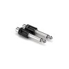 Hosa - Adapteris RCA lizdas - TS 6.35 kištukas 2 vnt.