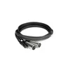 Hosa - Kabelis TRS 3,5 mm - 2 x XLRm 2m