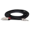 Hosa Žarna - PRO TRS Kabelis 3,5mm - 2 x RCA 3m