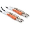 Kabelis Hosa 6,3 mm x2 lizdas – 6,3 mm x 2 3 m juoda (CPP-203)