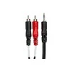 Hosa - Kabelis Breakout TRS 3.5 - 2 x RCA 3m