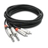 Hosa - Kabelis PRO 2 x TS 6,35mm - 2 x RCA 3m