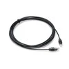 „Hosa Toslink“ laidas – „Toslink“ 0,6 m juodas (OPT-102)