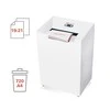 HSM 2350111 HSM Pure 530 - juostelės 3,9 mm / 19-21 lapas 80 g / 80 l šiukšliadėžė / P-2