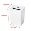 HSM 2350111 HSM Pure 530 - juostelės 3,9 mm / 19-21 lapas 80 g / 80 l šiukšliadėžė / P-2