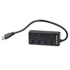 Akyga Hub AK-AD-33 USB aktyvūs USB A (m) / 4x USB A (f) jungikliai ver. 3,0 15 cm
