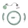 HHM15 HULA HOOP Žalias MAGNETINIS SU SVORIU + SKAITIKLIS HMS