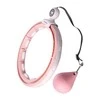 Rožinė HHM15 HULA HOOP Rožinis MAGNETIC WITH WEIGHT + COUNTER HMS