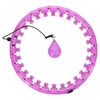 HHW12 PLUS SIZE HULA HOOP VIOLET WITH WEIGHT HMS