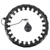 HHW01 HULA HOOP Juodas su svoriu HMS