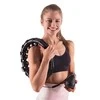 HHW01 HULA HOOP Juodas su svoriu HMS