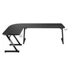 Kampinis žaidimų stalas Huzaro Hero 7.0 Gaming Desk, juodas