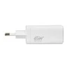 IBOX C-65 PD65W UNIVERSALUS Įkroviklis GaN USB-C CABLE Baltas