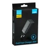 IBOX C-65 PD65W UNIVERSAL CHARGER GaN USB-C CABLE Juodas