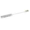 IBOX IUH3FAS Hub USB3.0 + USB 2.0 Sidabrinis