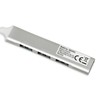 IBOX IUH3FAS Hub USB3.0 + USB 2.0 Sidabrinis