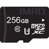 IMRO atminties kortelė Micro SD 256GB 100MB/s class 10 UHS 3 su adapteriu SD