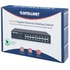 Šakotuvas „Intellinet Switch Gigabit 16x RJ45“ automatinis įkėlimas, darbalaukis / stovas 19 colių