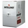 Intracom INTELLINET Cat6 suderinamas masinis kabelis, kietas 23 AWG SOHO UTP 305 m 1 000 pėdų CCA pilka