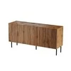 Cama Meble Baldai - JUNGLE Komoda 152x40,5x74,5 Ąžuolo Wotan Juoda