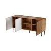 Cama Meble Baldai - JUNGLE Komoda 152x40,5x74,5 Ąžuolo Wotan Juoda