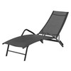 Jysk sunlounger NORDSTRAND W57xL195 juodas