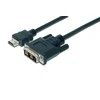 Assmann Electronic DIGITUS HDMI į DVI-D 18+1 laidas 2m juodas bulk St/St