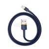 Baseus Cafule USB Lightning kabelis 1.5A 2m - Auksinis / Tamsiai mėlynas