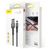 Baseus Cafule dvipusis USB Lightning kabelis 2.4A 1m - Pilkas / Juodas