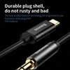 Baseus Yiven audio kabelis USB-C - 3.5mm AUX 1.2m - Juodas
