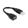 DELOCK Cable USB 2.0 Extension 15cm male/female