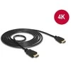 DELOCK laidai HDMI A kištukas > HDMI A kištukas Didelės spartos su Ethernet 4K 1,5 m