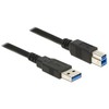 DELOCK Cable USB 3.0 Type-A male > USB 3.0 Type-B male 2,0 m juodas