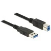 DELOCK Cable USB 3.0 Type-A male > USB 3.0 Type-B male 2,0 m juodas