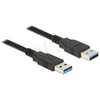 DELOCK Cable USB 3.0 Type-A male > USB 3.0 Type-A male 1,5 m juodas