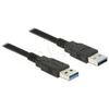 DELOCK Cable USB 3.0 Type-A male > USB 3.0 Type-A male 1,5 m juodas