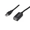 Assmann Electronic DIGITUS USB 2.0 kartotuvo kabelis 10m USB A vyriškas / A moteriškas