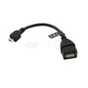 Kabelis Esperanza EB180 EB180 (Micro USB M - USB 2.0 B tipo, F tipo F kištukas; 0,10m; spalva juoda)