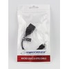 Kabelis Esperanza EB180 EB180 (Micro USB M - USB 2.0 B tipo, F tipo F kištukas; 0,10m; spalva juoda)