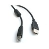 Gembird USB 2.0 A-kištuko B-kištuko 3 m (10 pėdų) kabelis su ferito šerdimi | Cablexpert