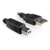 GEMBIRD CCP-USB2-AMBM-10 USB 2.0 A- B 3m cable juodos spalvos