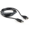 GEMBIRD CCP-USB2-AMBM-10 USB 2.0 A- B 3m cable juodos spalvos