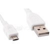 GEMBIRD CCP-MUSB2-AMBM-W-1M Gembird micro USB 2.0 kabelis AM-MBM5P 1m, baltas