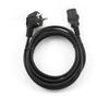 Gembird Cablexpert | PC-186-VDE-3M maitinimo laidas (C13), VDE sertifikuotas, 3 m | Juodas