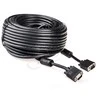 Gembird Premium VGA HD15M/HD15M dual-shielded, with 2 ferrite cores, 30 M cable, juodos spalvos Cablexpert