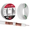MACLEAN MCTV-471 Maclean MCTV-471 Kabelis bendraašis kabelis RG6 50M 1.02CU+4.8FPE+CU/P+32*0.12CU+6.8PVC