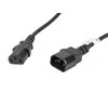 LANBERG CA-C13E-11CC-0050-BK ilgintuvas maitinimo kabelis C13-> C14 5m VDE