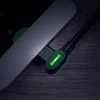 Mcdodo CA-5280 LED USB į mikro USB laidas, 1.2 m (juodas)