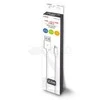 USB Kabelis - Savio CL-124 Micro USB 2.0 2m Baltas
