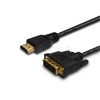 Savio CL-139 video cable adapter 1.8 m DVI-A HDMI Type A (Standard) Juodas